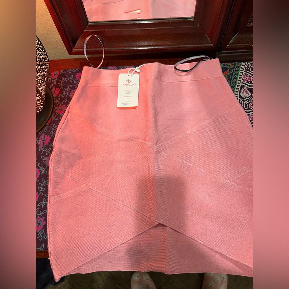 Pink Women's Pencil Skirt